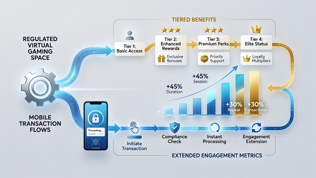 Mobile Transaktionsprozesse und gestaffelte Rewards in virtuellen Gaming-Apps