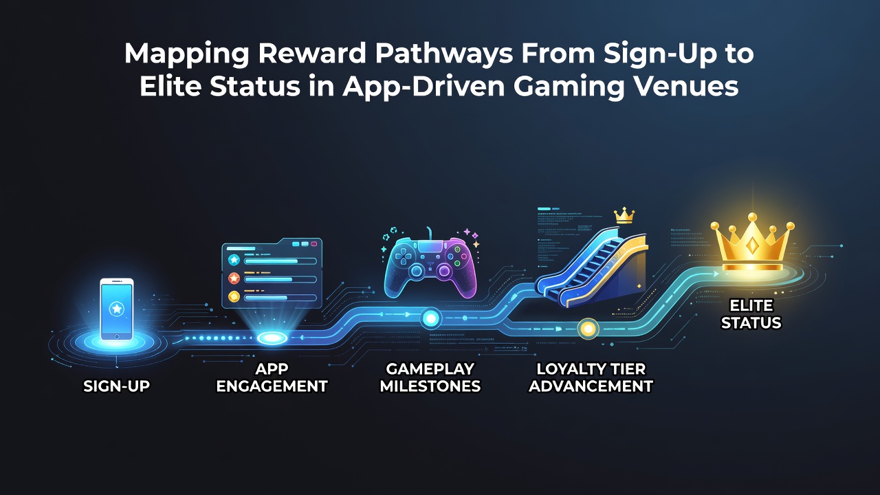 Übersicht über Belohnungspfade in Gaming-Apps von der Anmeldung bis zum VIP-Status