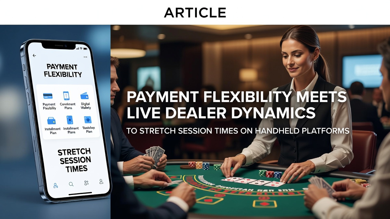 Mobile Plattform mit flexiblen Zahlungsoptionen und Live-Dealer-Tischen